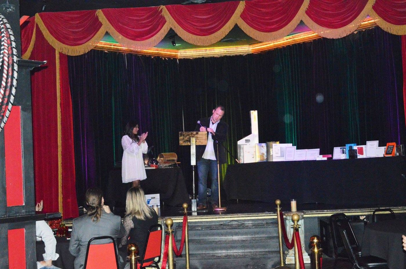 Awards at the Christmas party