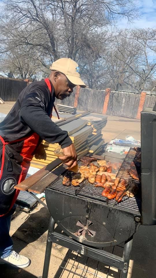 Patrick the grill master