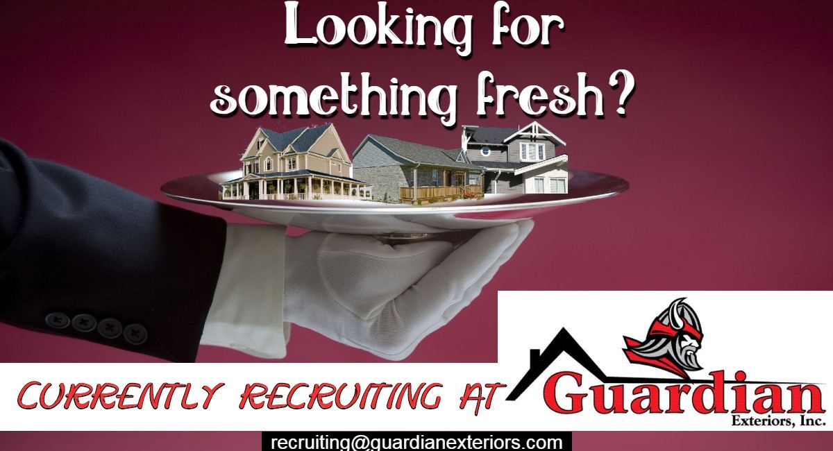 Now recruiting at Guardian Exteriors